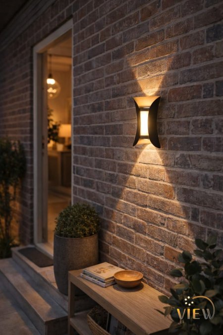 إنارة شعلة  Flame Wall Light